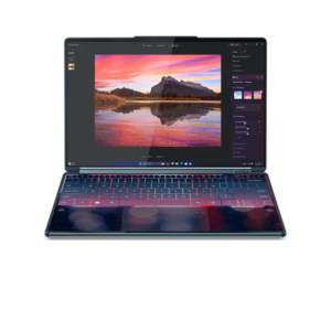 Laptop Lenovo Yoga Book 9 14IAH10, 2x 14" 2.8K WQXGA+ (2880x1800) OLED 750nits (peak) / 500nits (typical) Glossy / Anti-fingerprint,  100% DCI-P3, 120Hz, Eyesafe&reg;, Dolby Vision&reg;, DisplayHDR&trade; True Black 600, Glass, Touch, PureSight, Intel Core&trade; Ultra 7 255H, 16C (6P  + 8E + 2LPE) / 16T, Max Turbo up