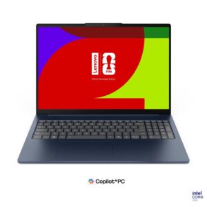Laptop Lenovo IdeaPad Slim 5 16IPH11, 16" WUXGA (1920x1200) OLED 300nits Glossy, 100% DCI-P3, 60Hz, Intel Core&trade; Ultra 5 322, 6C (2P + 4LPE) / 6T, Max Turbo up to 4.4GHz, 12MB Intel&reg; Smart Cache, video Integrated Intel&reg; Graphics, RAM 2x 8GB SODIMM DDR5-5600; Two DDR5 SODIMM slots, dual-channel