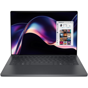 Laptop Dell XPS 14, cu procesor Intel Core Ultra X7 358H, 14'' OLED Touch 2.8K 20-120Hz, 32GB LPDDR5x, 1TB M.2 PCIe NVMe SSD, Intel Arc Graphics