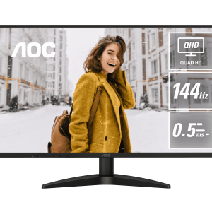 Monitor Gaming AOC Q27B36X, 27", 2560 x 1440 pixeli, Black, 3 ani Garantie