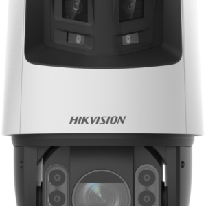 Camera de supraveghere IP TandemVu 6+4MP 32X ColorVu & IR Acusense & PTZ Hikvision DS-2SE7C432MWG-EB/26(F0), lentila camera Panoramica: 2.8mm; lentila camera PTZ: 5.9-188.8mm, iluminare min panoramic: Color: 0.0005 Lux @ (F1.0, AGC ON) cu lumina alba: 30m, iluminare min PTZ: Color: 0.005 Lux @