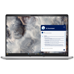 Laptop de business Dell Pro 16 Plus, cu procesor Intel Core Ultra 5 235U vPro, 16'' FHD+ Non-Touch (400 nits, anti-glare), 16GB DDR5 5600MT/s, 1TB SSD, Intel Integrated Graphics