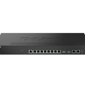 Switch D-Link 2.5Gigabit DMS-1250-10S, 8x RJ-45, 2x SFP+, 1x Console, 100/1000/2500 Mbps, compatibilitate 802.3u, 802.3ab, 802.3bz, 802.3ae, 802.3z, 802.3az, 802.3x, 802.1Q, 802.1