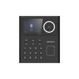 Value Series Face Access Terminal 2.4-inch LCD screen, 2 MP lens Multiple authentication methods, including face, card, and PIN, etc. Supports M1 card Face recognition duration < 0.2 s/User Max. 500 faces, 1,000 cards, and 100,000 events Supports ISAPI and ISUP 5.0 protocols Configuration via the