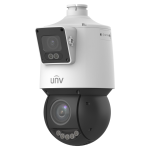 Camera IP 4MP+4MP Uniview IPC94144SFW-X25-F40C; Senzor: 1/1.8" CMOS, Senzor:1/2.7" CMOS; Rezolutie 4 MP (2688 &times; 1520)@25 fps; Compresie: Ultra 265, H.265, H.264, MJPEG; Canal 1:Lentila 4.0mm; Lumina alba 30M Canal 2: Lentila 4.8mm-120mm; IR 100M; Stocare: MicroSD max 512GB (neinclus); Functii: 25X