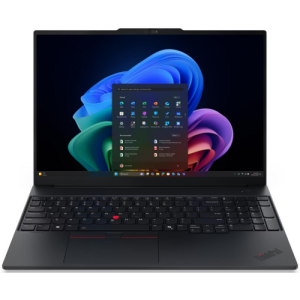 Laptop Lenovo ThinkPad E16 Gen 4 (Intel), 16" WUXGA (1920x1200) IPS 400nits Anti-glare, 45% NTSC, 60Hz, Intel Core&trade; Ultra 7 355, 8C (4P + 4LPE) / 8T, Max Turbo up to 4.7GHz, 12MB Intel&reg; Smart Cache; Copilot+ PC; Up to 49 TOPS, video Integrated Intel&reg; Graphics, RAM 1x 32GB SODIMM DDR5-5600; Panther