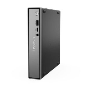 Desktop Business Lenovo ThinkCentre neo 50q Gen 6 cu procesor Intel Core Ultra 7 256V pana la 4.8 GHz, 16 GB LPDDR5X, 512GB SSD, Intel Integrated Graphics, Fara OS, Black, 3 ani Garantie