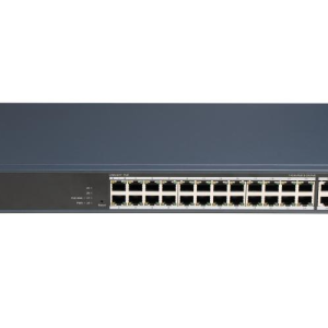 Switch PoE Hikvision DS-3E1528HP-SI-24P2T2F: 24 x 10/100/1000 Mbps PoE Ports, 2 &times; 10/100/1000 Mbps RJ45, 2 x 10/100/1000 Mbps SFP, 24 porturi PoE maxim 90W, buget PoE 370W, tensiune alimentare: 100-240V~ 50/60Hz 6.3 A, dimensiuni: 440 mm &times; 44 mm &times; 220.8 mm, greutate: 2.975kg, montare pe birou sau in