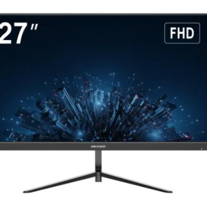 Monitor Hikvision 27" DS-D5027F3-2P2; E-LED backlight, 8 bit LVDS FHD; Multiple inputs: HDMI1.4 &times;1，VGA&times;1; Brightness: 300 cd/m2; Contrast: 1300:1; Response Time: 14ms; Working condition: 7*24h; VESA: 100 mm &times;100 mm ( 4-M4 &times; 10 mm); Dimensiuni: 24.16 (W) &times;14.5 (H) &times; 1.87(D) inch (fara baza)/ 24.16