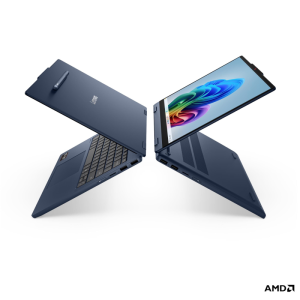 Laptop Lenovo IdeaPad 5 2-in-1 14AHP11, 14" WUXGA (1920x1200) IPS 400nits Glossy, 45% NTSC, 60Hz, T&Uuml;V Low Blue Light, Glass, Touch, AMD Ryzen&trade; 7 250 (8C / 16T, 3.3 / 5.1GHz, 8MB L2 / 16MB L3), video Integrated AMD Radeon&trade; 780M Graphics, RAM 2x 8GB SODIMM DDR5-5600; Two DDR5 SODIMM slots