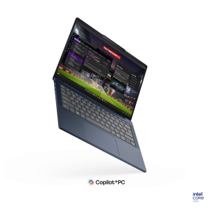 Laptop Lenovo IdeaPad Slim 5 14IPH11, 14" WUXGA (1920x1200) OLED 400nits Glossy, 100% DCI-P3, 60Hz, DisplayHDR&trade; True Black 500, Intel Core&trade; Ultra 7 355, 8C (4P + 4LPE) / 8T, Max Turbo up to 4.7GHz, 12MB Intel&reg; Smart Cache, video Integrated Intel&reg; Graphics, RAM 2x 16GB SODIMM DDR5-5600; Two DDR5