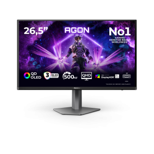 Monitor Gaming AOC AG276QKD2, 26.5", 2560 x 1440 pixeli, Black, Grey, 3 ani Garantie