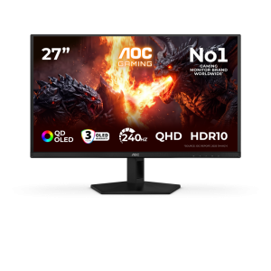 Monitor Gaming AOC Q27G41ZDF, 27", 2560 x 1440 pixeli, Black, 3 ani Garantie