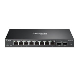 Omada 8-Port 2.5GBASE-T Easy Managed Switch with 2 10GE SFP+ Slots PORT: 8&times; 2.5G RJ45 Ports，2&times; 10G SFP+ Slots SPEC: Desktop Steel Case and Fanless FEATURE: Centralized Management by Omada SDN Controller, Omada App. Flow Control, Loopback Detection, Port Isolation, Port Mirroring, LAG, VLAN, IGMP