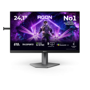 Monitor Gaming AOC AG246FK6, 24.1", 1920 x 1080 pixeli, Black, Grey, 3 ani Garantie