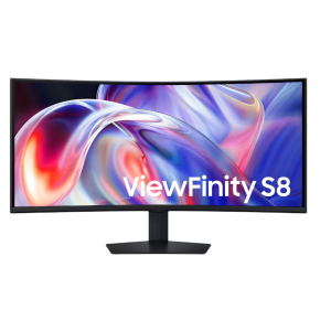 Monitor Samsung 40" LS40H850TAUXEN, Curvature: 1000R, Diagonal (inch): 40, Diagonal (cm): 101, Aspect ratio: 21:9, Panel: VA, Resolution: 5120x2160, Refresh Rate: 144Hz, Response time GtG: 4ms, Brightness (max): 350 cd/m&sup2;, Contrast (static) : 3000:1, Viewing angle: 178/178, Colours: 1.07B, Speakers