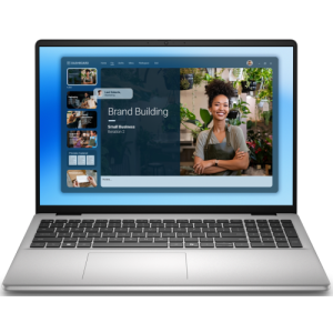 Laptop Dell 16 (DC16251), 16.0", 16:10, 2K (1920x1200), Anti-Glare, Non- Touch, 300 nits, WVA/IPS, ComfortView, Intel(R) Core(TM) 7 150U (10 cores, up to 5.4 GHz), Intel(R) Graphics, 32GB, 2x16GB, DDR5, 5200MT/s, 1TB M.2 PCIe NVMe SSD, Realtek Wi-Fi 6E RTL8852CE, 2x2, 802.11ax, MU- MIMO, Bluetooth